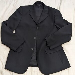 Sisley single breasted black suit jacket size 48